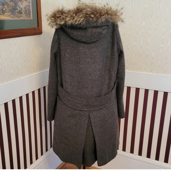 SANDRO PARIS Wool Grey Coat Jacket EU Size 36 US 6 Small - Picture 5 of 12